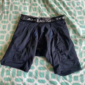 Easton Women’s Softball Extra Protection Sliding Shorts - navy blue - size L